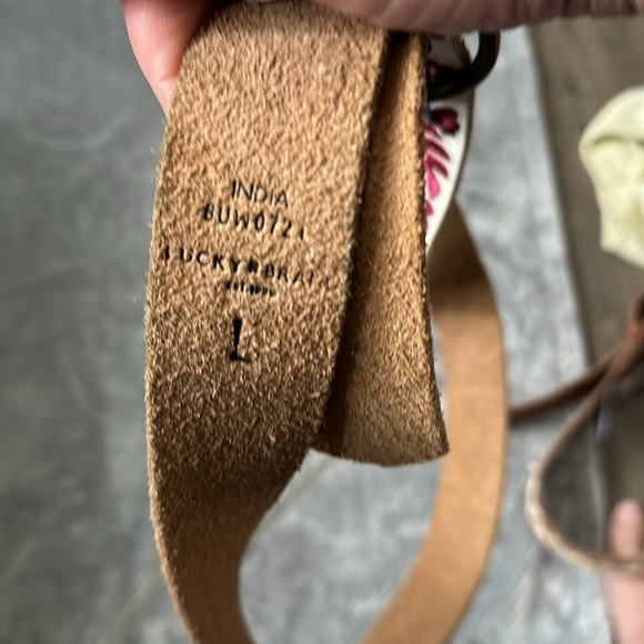 Lucky Brand Leather Belt Size Large - Picture 7 of 7